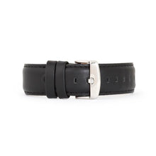 Load image into Gallery viewer, Leather Watches | Leather Bands Watches | Black Leather Watch | Black Leather Watch Band