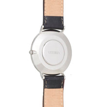 Load image into Gallery viewer, Leather Watches | Leather Bands Watches | Black Leather Watch | Black Leather Watch Band
