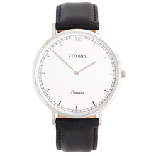 Load image into Gallery viewer, Leather Watches | Leather Bands Watches | Black Leather Watch | Black Leather Watch Band