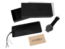 Load image into Gallery viewer, Leather Watches | Leather Watches For Men | Men's Black Leather Wallet | Black Leather Watch Strap