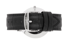 Load image into Gallery viewer, Leather Watches | Leather Balt | Leather Watches For Men | Men's Black Leather Wallet | Black Leather Watch Strap