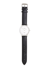 Load image into Gallery viewer, Leather Watches | Leather Bands Watches | Black Leather Watch | Black Leather Watch Band